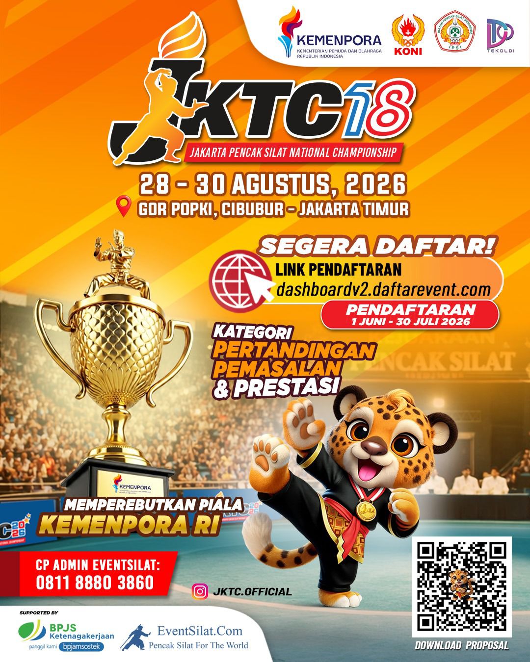 JAKARTA PENCAK SILAT NATIONAL CHAMPIONSHIP (JKTC 18) 2026
